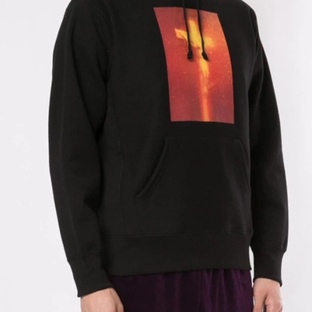 SUPREME Pi$$ Christ Fall 2017 Men's Collection Sweatshirt/Hoodie Black  Large